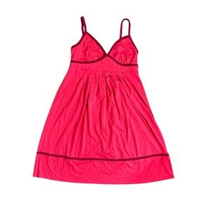 American eagle outfitters fit & flare pink baby doll mini dress
